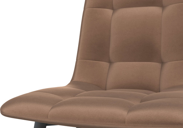 Изображение товара Стул Олмеко Белла К (велюр конфетти корица/черный)