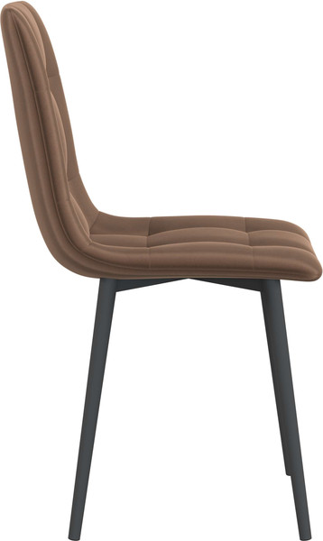 Изображение товара Стул Олмеко Белла К (велюр конфетти корица/черный)