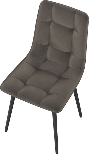 Изображение товара Стул Олмеко Белла К (велюр конфетти стоун/черный)