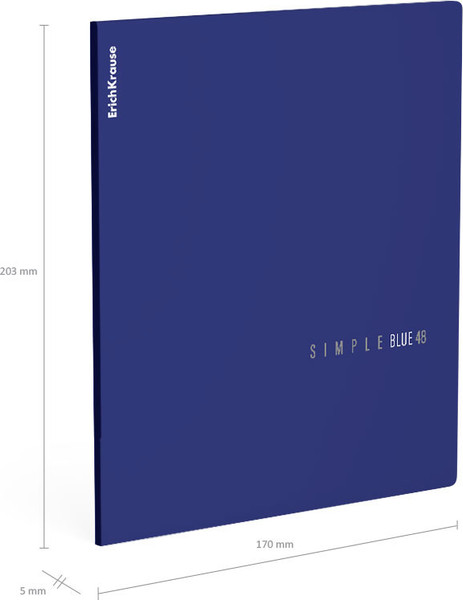 Изображение товара Тетрадь Erich Krause Simple Color / 65237 (48л, клетка)