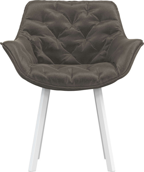 Изображение товара Стул Олмеко Квинта (велюр конфетти стоун/белый)