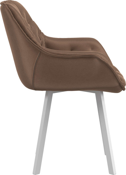 Изображение товара Стул Олмеко Квинта (велюр конфетти корица/белый)