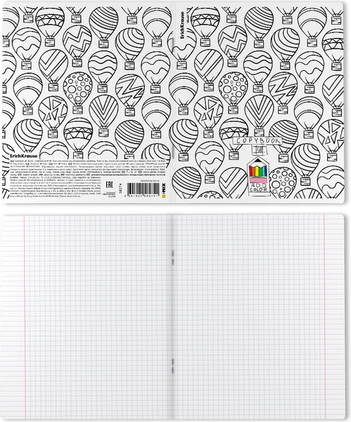 Изображение товара Тетрадь Erich Krause Add Color. In the Sky / 58274 (48л, клетка)