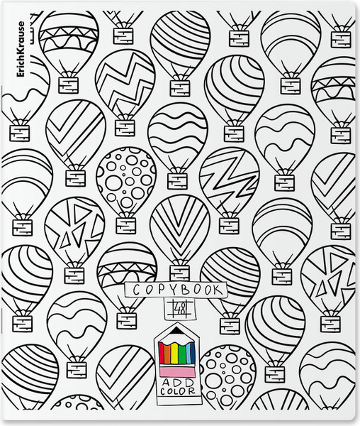 Изображение товара Тетрадь Erich Krause Add Color. In the Sky / 58274 (48л, клетка)