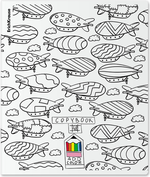Изображение товара Тетрадь Erich Krause Add Color. In the Sky / 58274 (48л, клетка)