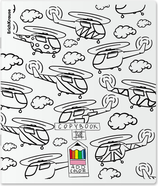Изображение товара Тетрадь Erich Krause Add Color. In the Sky / 58274 (48л, клетка)