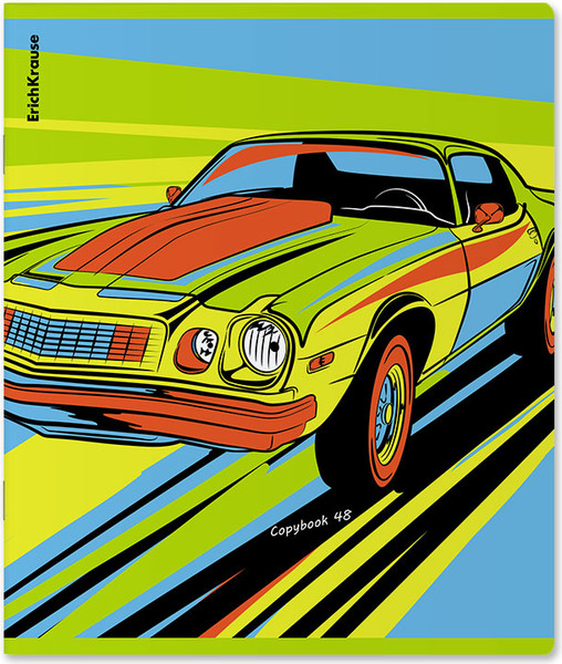 Изображение товара Тетрадь Erich Krause Neon Car / 60601 (48л, клетка)