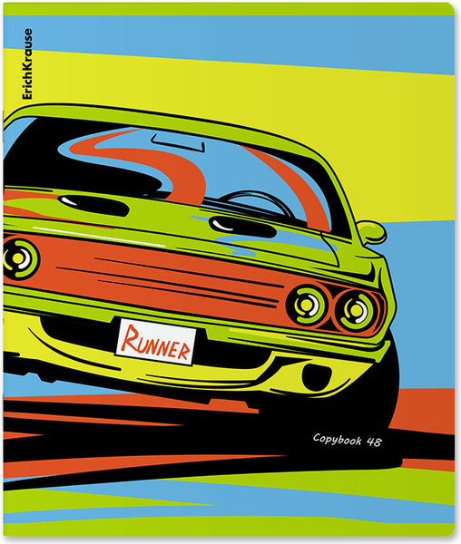 Изображение товара Тетрадь Erich Krause Neon Car / 60601 (48л, клетка)