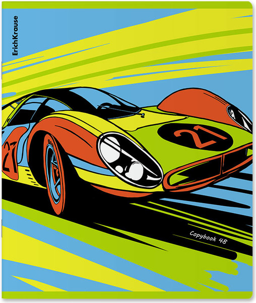 Изображение товара Тетрадь Erich Krause Neon Car / 60601 (48л, клетка)