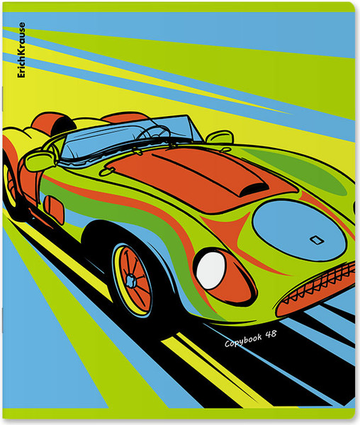 Изображение товара Тетрадь Erich Krause Neon Car / 60601 (48л, клетка)