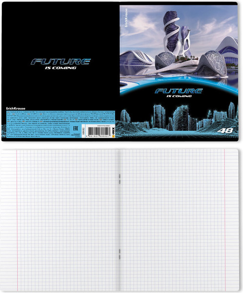 Изображение товара Тетрадь Erich Krause Future / 60602 (48л, клетка)