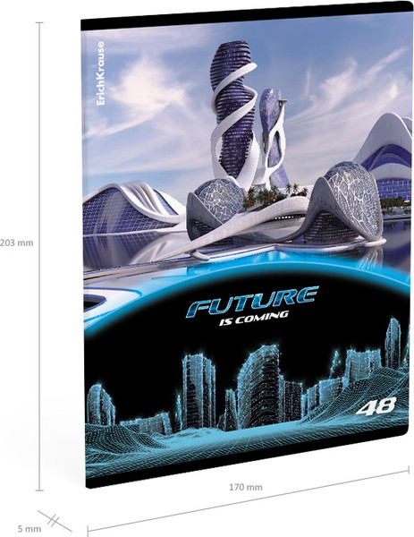 Изображение товара Тетрадь Erich Krause Future / 60602 (48л, клетка)