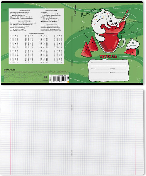 Изображение товара Тетрадь Erich Krause Смурзи / 60558 (18л, клетка)