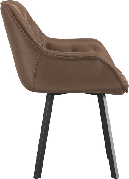 Изображение товара Стул Олмеко Квинта (велюр конфетти корица/черный)