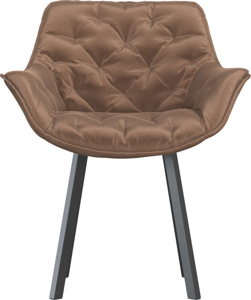 Изображение товара Стул Олмеко Квинта (велюр конфетти корица/черный)