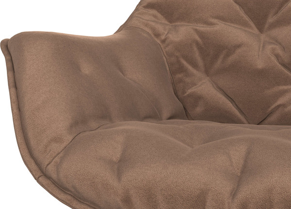 Изображение товара Стул Олмеко Квинта (велюр конфетти корица/черный)