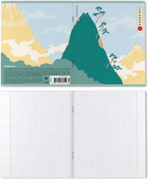 Изображение товара Тетрадь Erich Krause Найди кота / 60604 (48л, клетка)