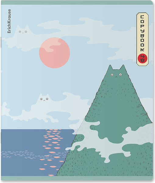 Изображение товара Тетрадь Erich Krause Найди кота / 60604 (48л, клетка)