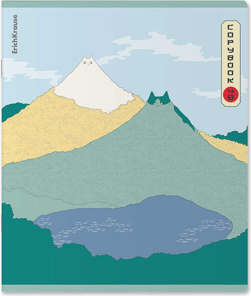 Изображение товара Тетрадь Erich Krause Найди кота / 60604 (48л, клетка)