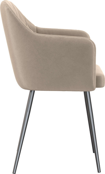 Изображение товара Стул Олмеко Киото Т (велюр конфетти крем/черный)