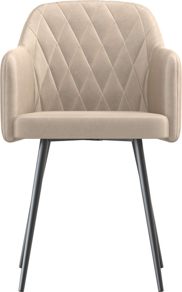 Изображение товара Стул Олмеко Киото Т (велюр конфетти крем/черный)