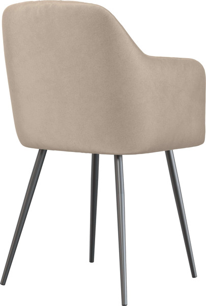 Изображение товара Стул Олмеко Киото Т (велюр конфетти крем/черный)