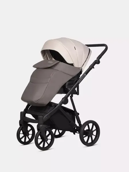 Изображение товара Детская универсальная коляска Riko Montana X Plus 3 в 1 (коричневый-бежевый)