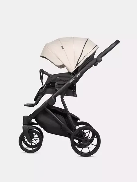 Изображение товара Детская универсальная коляска Riko Montana X Plus 3 в 1 (коричневый-бежевый)