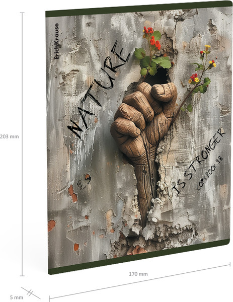 Изображение товара Тетрадь Erich Krause Nature Power / 63302 (48л, клетка)