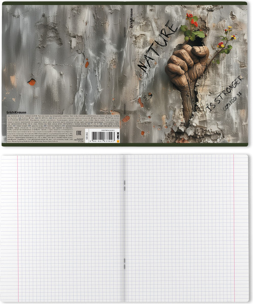 Изображение товара Тетрадь Erich Krause Nature Power / 63302 (48л, клетка)