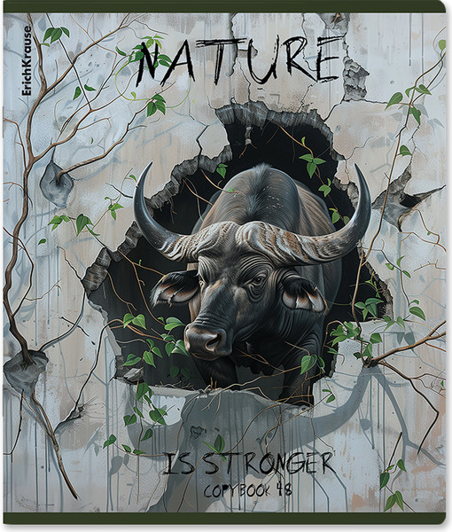 Изображение товара Тетрадь Erich Krause Nature Power / 63302 (48л, клетка)