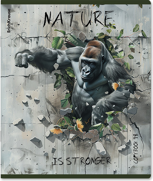Изображение товара Тетрадь Erich Krause Nature Power / 63302 (48л, клетка)