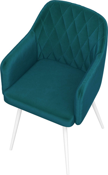 Изображение товара Стул Олмеко Киото Т (велюр конфетти изумруд/белый)
