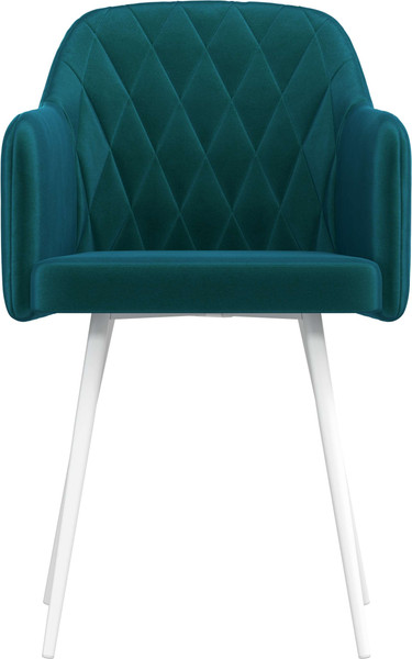 Изображение товара Стул Олмеко Киото Т (велюр конфетти изумруд/белый)