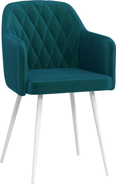 Изображение товара Стул Олмеко Киото Т (велюр конфетти изумруд/белый)