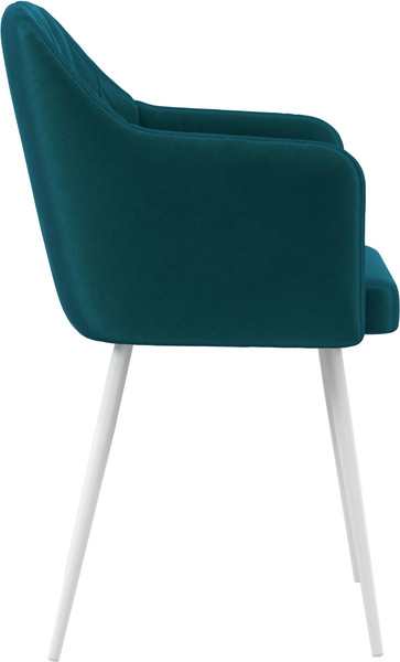 Изображение товара Стул Олмеко Киото Т (велюр конфетти изумруд/белый)