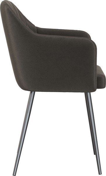 Изображение товара Стул Олмеко Киото Т (велюр конфетти стоун/черный)