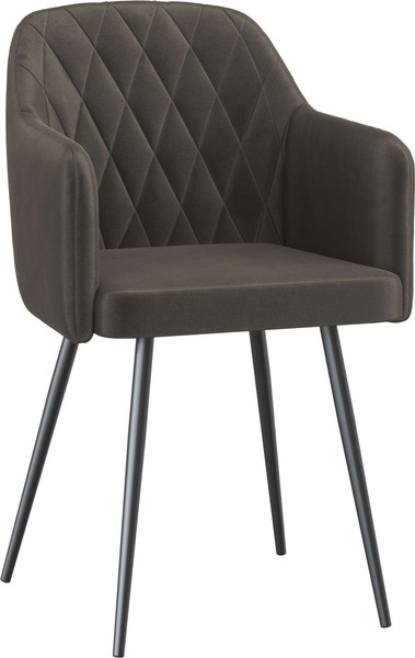 Изображение товара Стул Олмеко Киото Т (велюр конфетти стоун/черный)