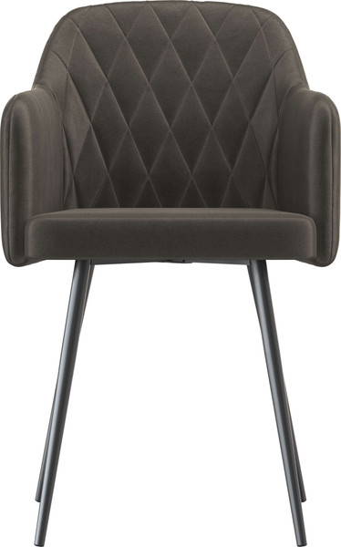 Изображение товара Стул Олмеко Киото Т (велюр конфетти стоун/черный)