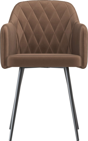 Изображение товара Стул Олмеко Киото Т (велюр конфетти корица/черный)