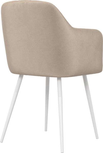 Изображение товара Стул Олмеко Киото Т (велюр конфетти крем/белый)