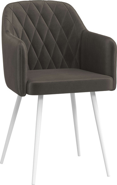 Изображение товара Стул Олмеко Киото Т (велюр конфетти стоун/белый)