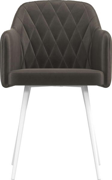 Изображение товара Стул Олмеко Киото Т (велюр конфетти стоун/белый)