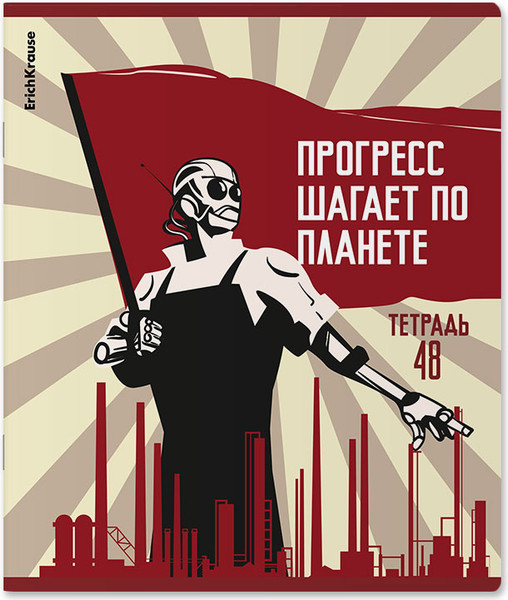 Изображение товара Тетрадь Erich Krause Псевдоретро / 60608 (48л, клетка)