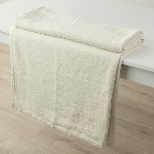 Изображение товара Плед Pole Kvetak (Беларускі лён) 200x190 24С210-ШР/у./лсуп/ст. (0 молочный лен 1/сорт 1)