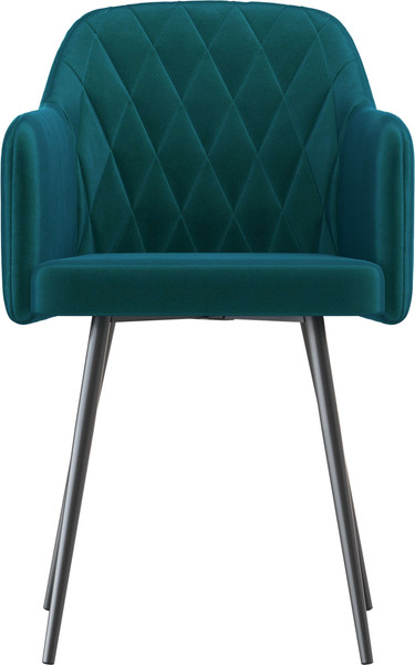 Изображение товара Стул Олмеко Киото Т (велюр конфетти изумруд/черный)