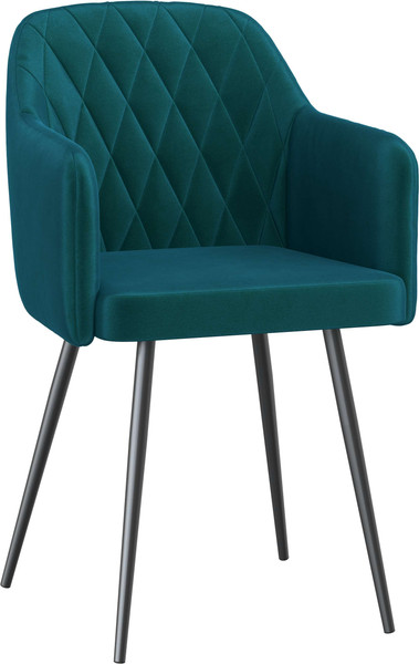 Изображение товара Стул Олмеко Киото Т (велюр конфетти изумруд/черный)