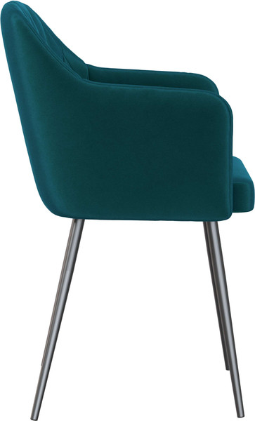 Изображение товара Стул Олмеко Киото Т (велюр конфетти изумруд/черный)