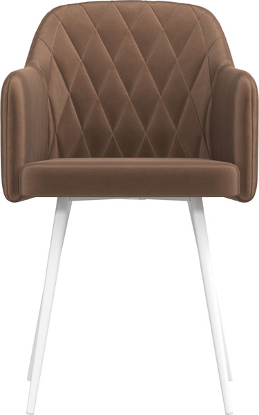 Изображение товара Стул Олмеко Киото Т  (велюр конфетти корица/белый)