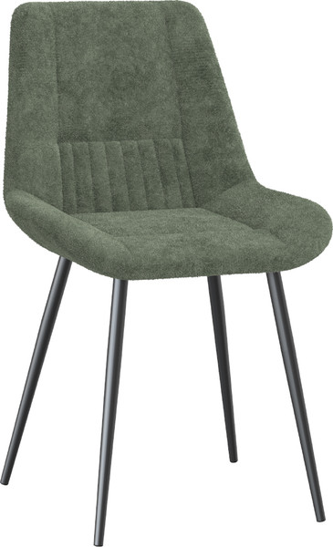 Изображение товара Стул Олмеко Николь (велюр Панда олива/черный)